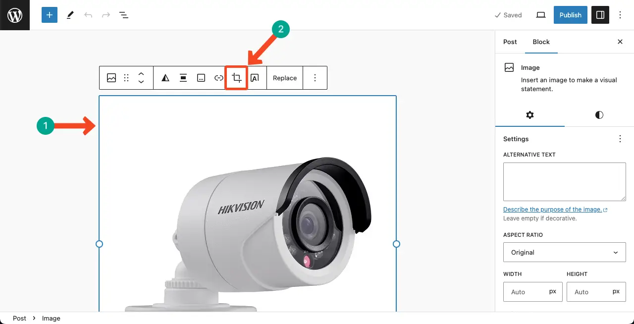 Add an Image to the Gutenberg Editor of Your Post or Page