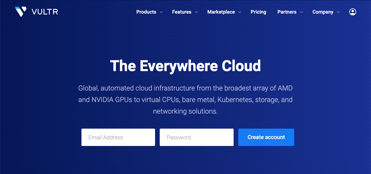 Vultr Cloud Web Hosting Provider